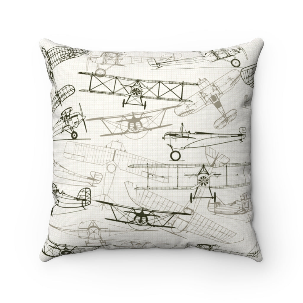 AIRPLANES PILLOW Printify