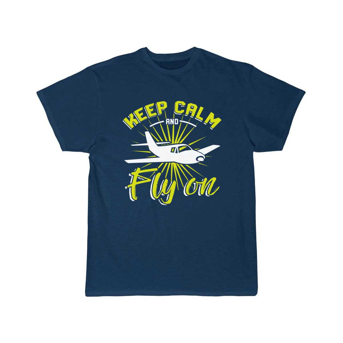 keep calm and fly on pilo T-SHIRT THE AV8R