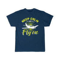 Thumbnail for keep calm and fly on pilo T-SHIRT THE AV8R