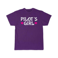 Thumbnail for Pilot's Girl Cute Pilot Wife Girlfriend T-shirt T-SHIRT THE AV8R