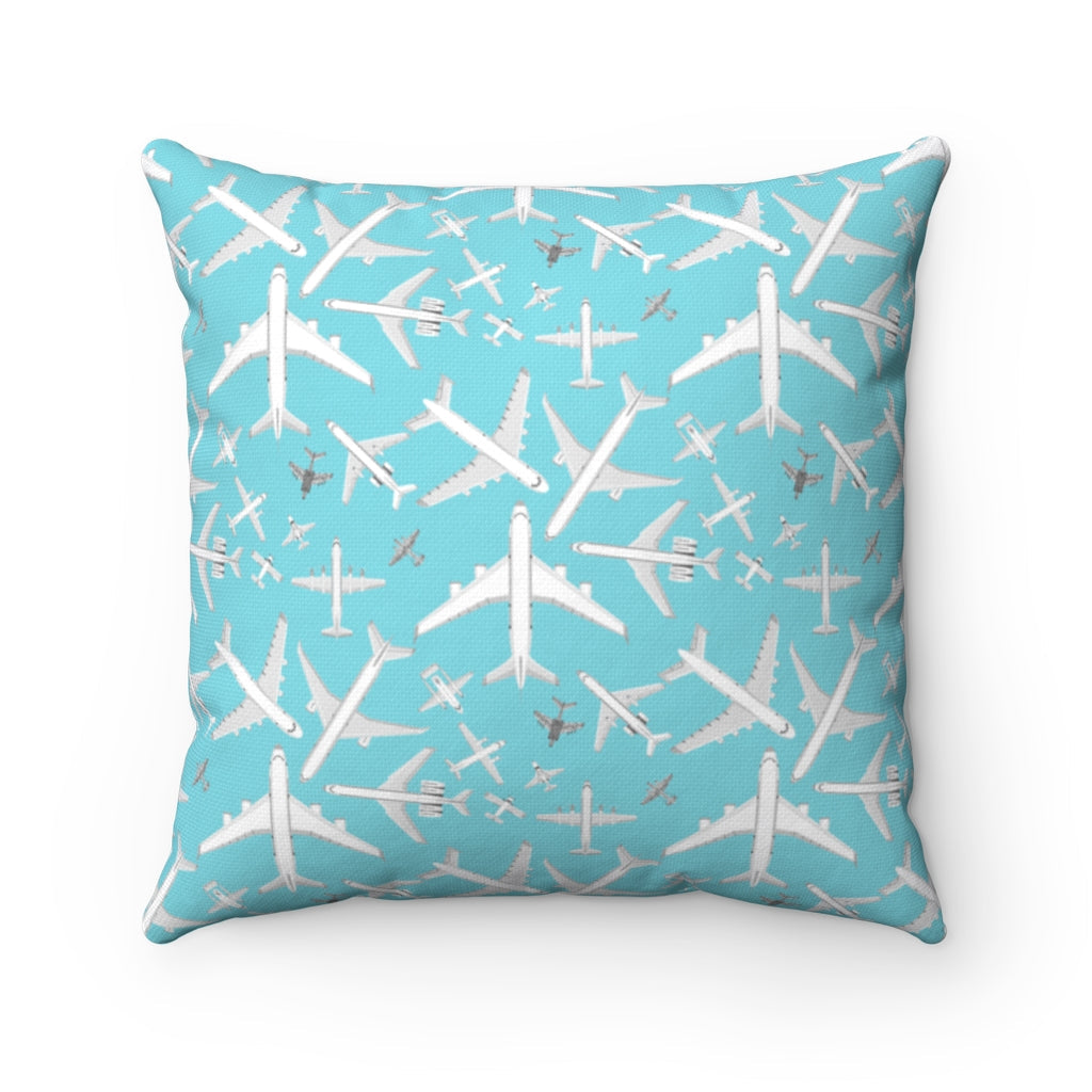 AIRCRAFT HEATBEAT PILLOW Printify