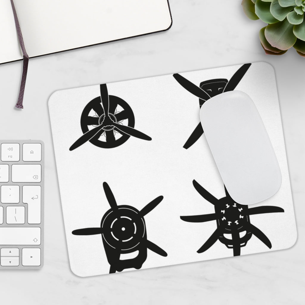 AVIATION PROPEIIER   -  MOUSE PAD Printify