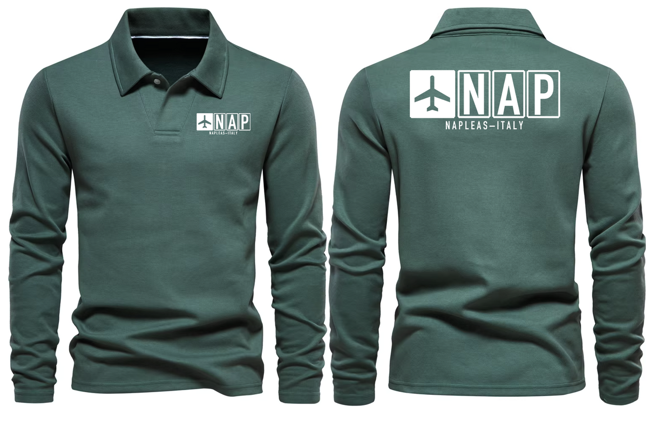 NAP AIRPORT LONG SLEEVE POLO