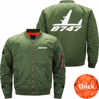 Thumbnail for Boeing 747 Ma-1 Bomber Jacket Flight Jacket Aviator Jacket THE AV8R