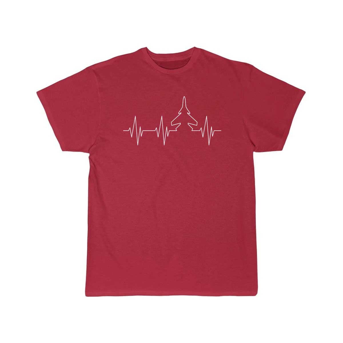 Airplane Fighter Jet Heartbeat Flying Aeroplane T Shirt THE AV8R