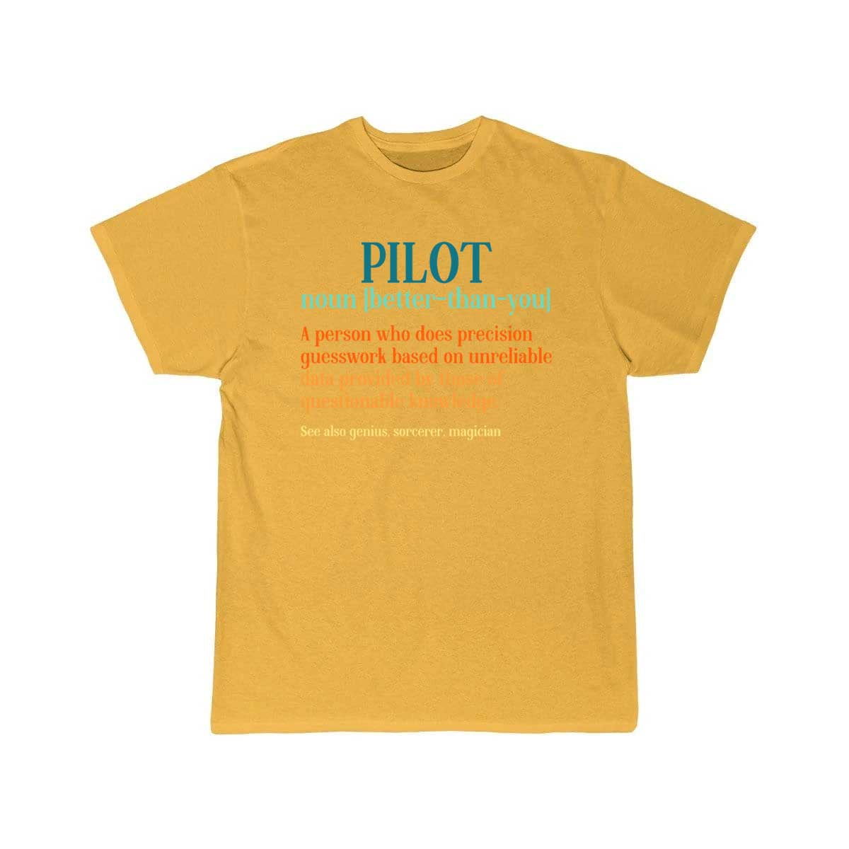 Pilot Noun A Person Who Does Precision T-SHIRT THE AV8R