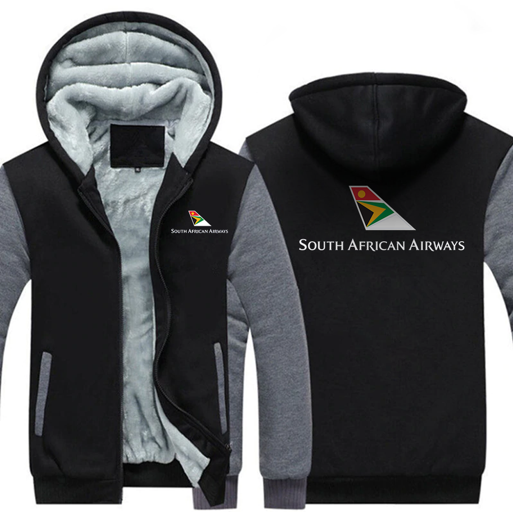 SOUTH AFRICAN AIRLINES  JACKETS FLEECE SWEATSHIRT