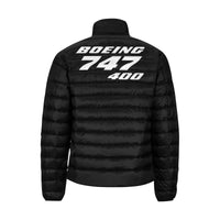 Thumbnail for BOEING 747 Men's Stand Collar Padded Jacket e-joyer