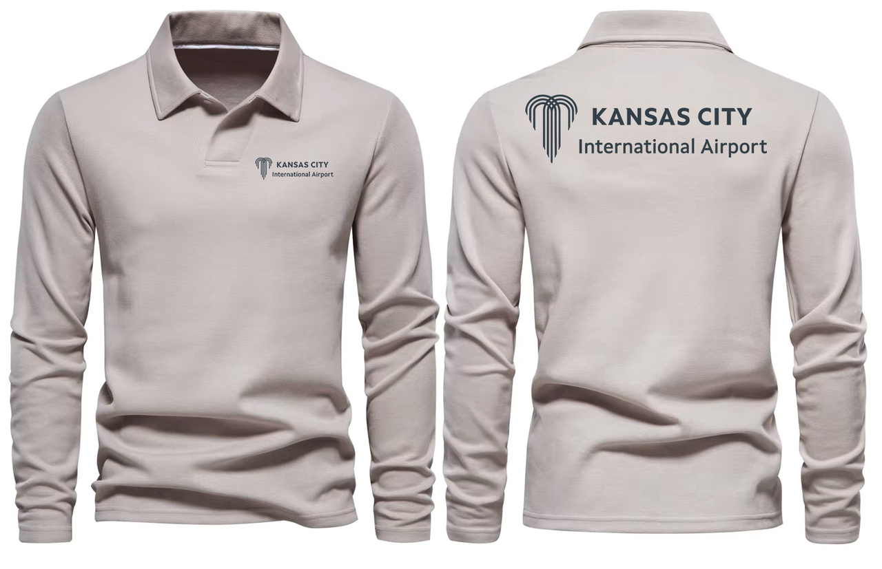 KANSAS AIRPORT LONG SLEEVE  POLO