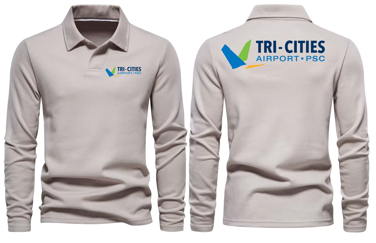 PSC AIRPORT LONG SLEEVE  POLO