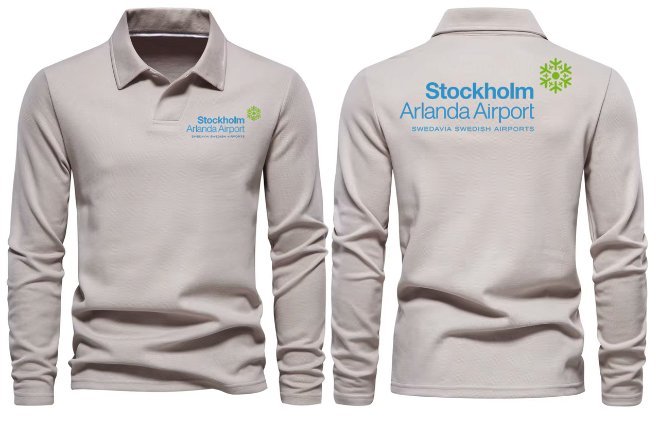 STOCKHALM AIRPORT LONG SLEEVE  POLO