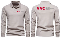 Thumbnail for YYC AIRPORT LONG SLEEVE  POLO