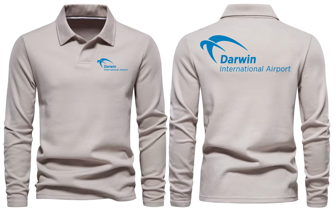 DARWIN AIRPORT LONG SLEEVE  POLO