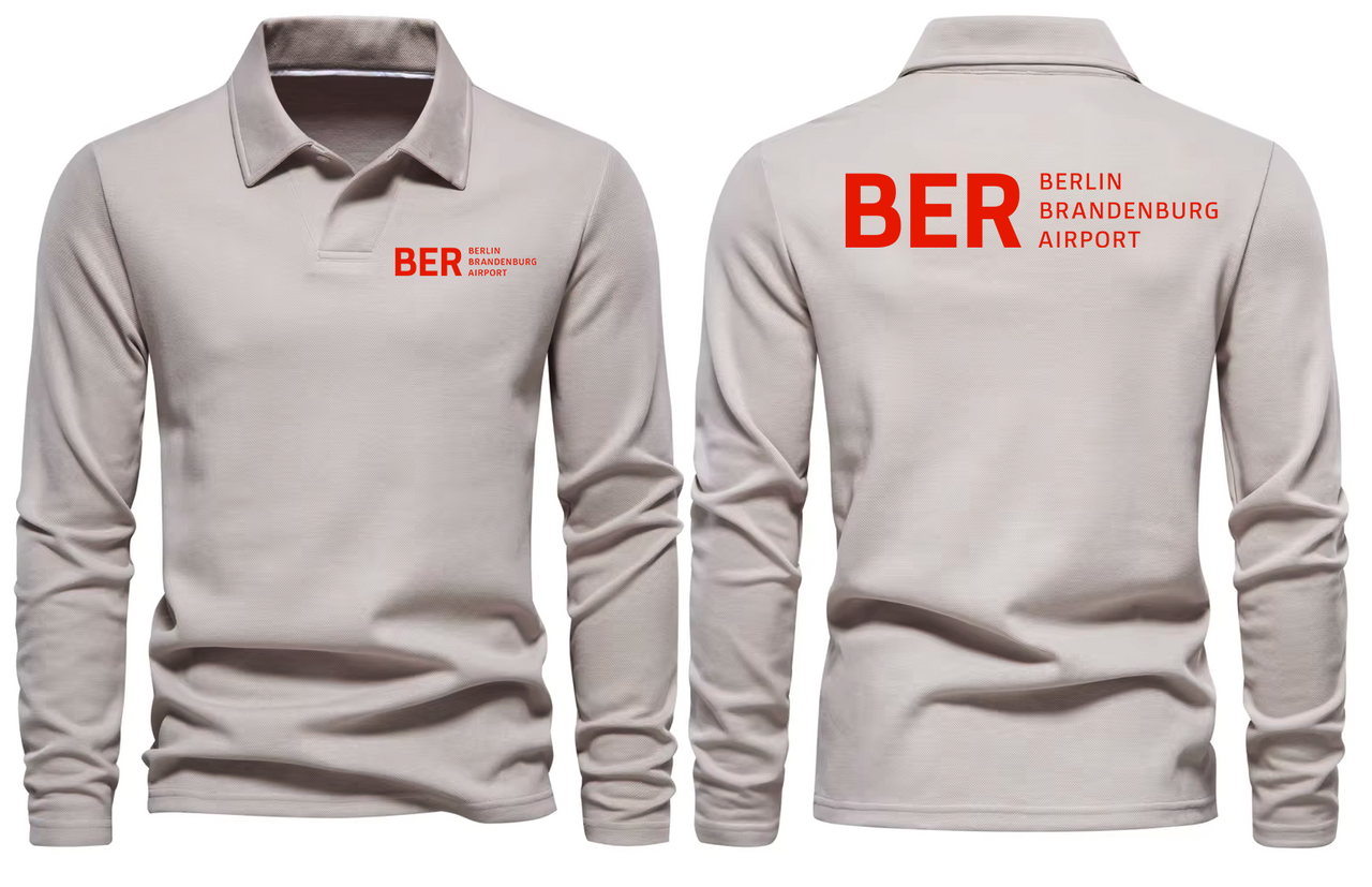 BER AIRPORT LONG SLEEVE  POLO
