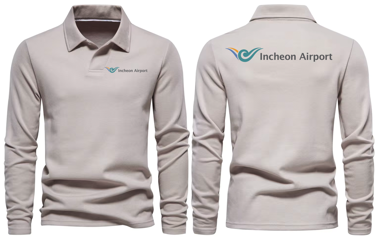 INCHEON AIRPORT LONG SLEEVE  POLO