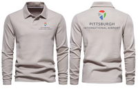 Thumbnail for PITTISBURGH AIRPORT LONG SLEEVE  POLO