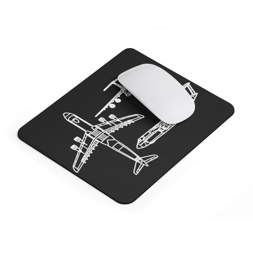 LOCKHEED C-5 GALAXY -  MOUSE PAD Printify