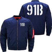 Thumbnail for 91B WHEELED VEHICLE MECHANIC ARMY MOS AIT GRAD BOMBER FLIGHT AVIATOR JACKET - PILOTSX