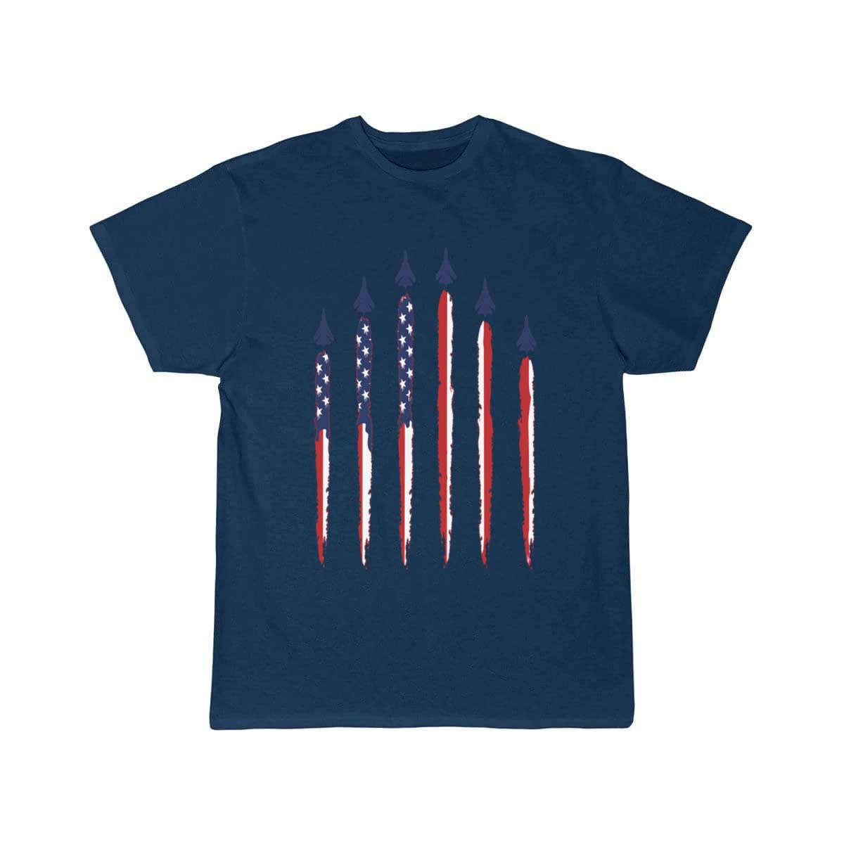 American Flag USA Airplane Jet Fighter T Shirt THE AV8R