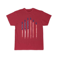 Thumbnail for American Flag USA Airplane Jet Fighter T Shirt THE AV8R