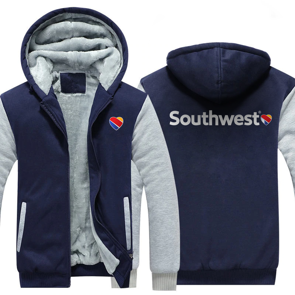 SOUTHWEST AIRLINES  JACKETS FLEECE SWEATSHIRT