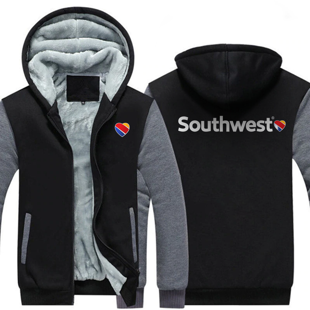 SOUTHWEST AIRLINES  JACKETS FLEECE SWEATSHIRT