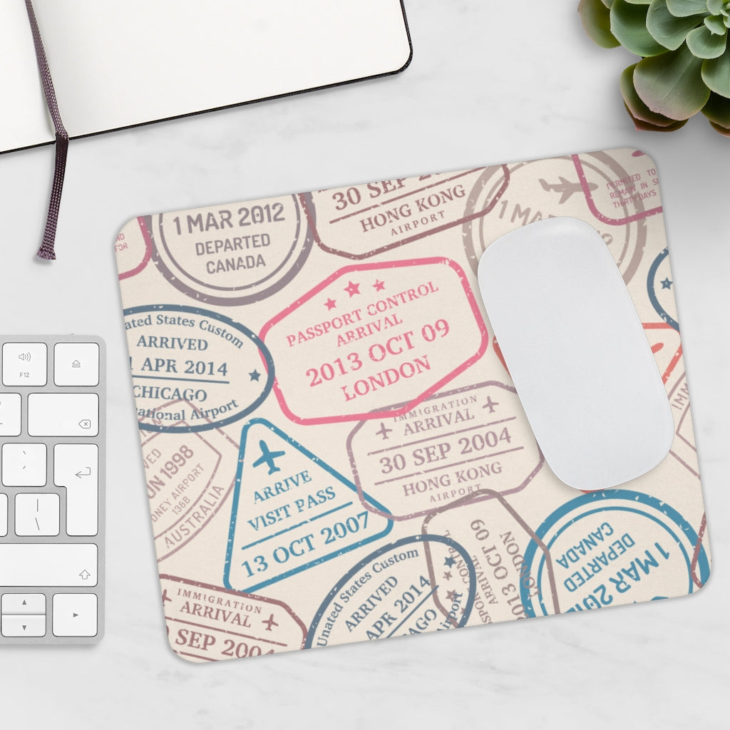 AIRCRAFT PASSPORT -  MOUSE PAD Printify