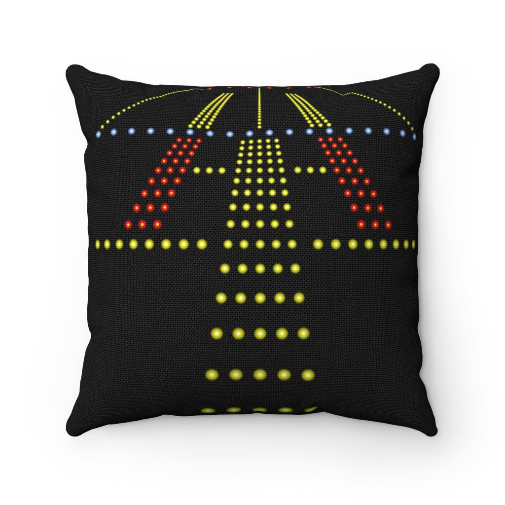 RUNWAY LIGHTS PILLOW Printify