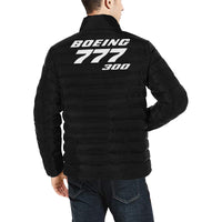 Thumbnail for BOEING 777 Men's Stand Collar Padded Jacket e-joyer