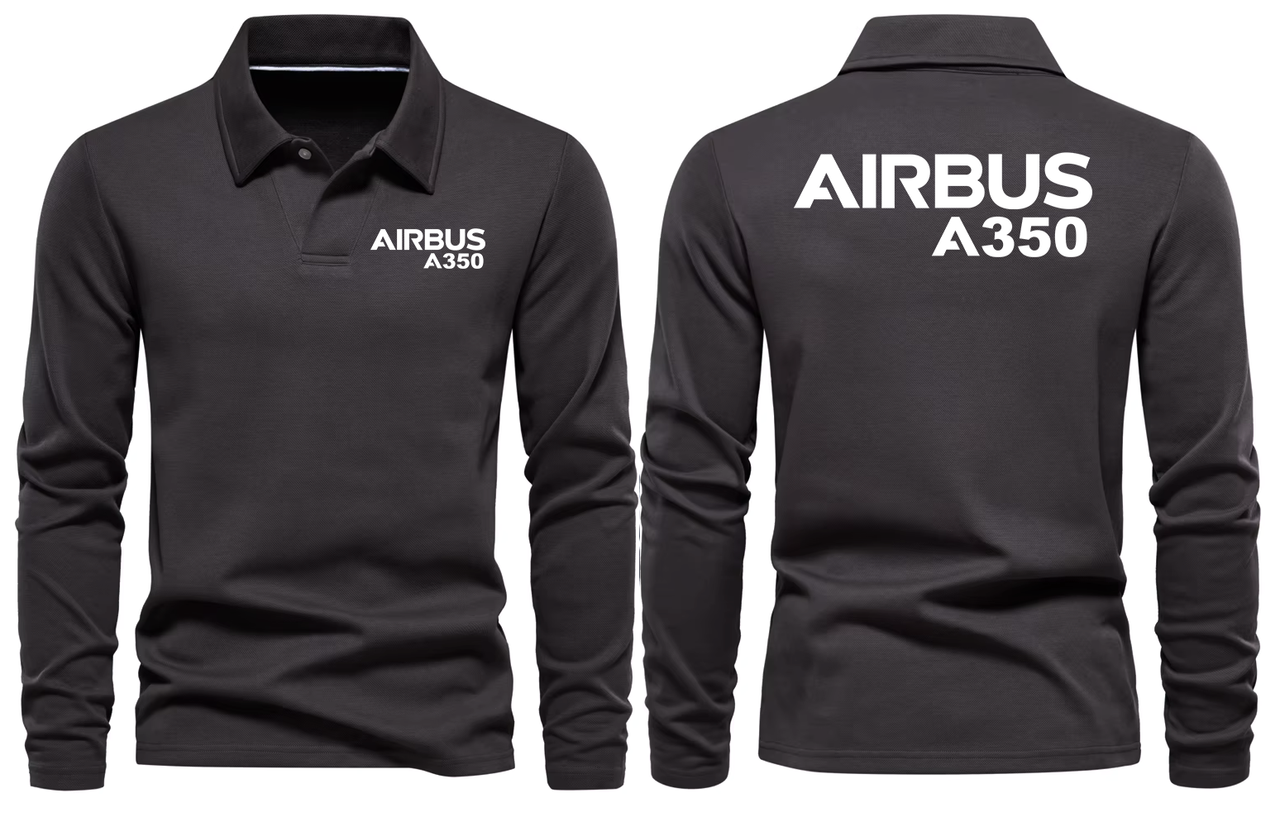 AIRBUS A350  LONG SLEEVE  POLO