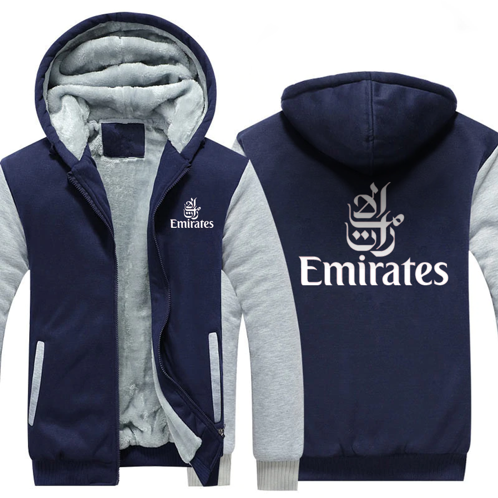 EMIRATES AIRLINES  JACKETS FLEECE SWEATSHIRT