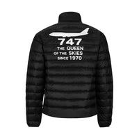 Thumbnail for BOEING 747 Men's Stand Collar Padded Jacket e-joyer