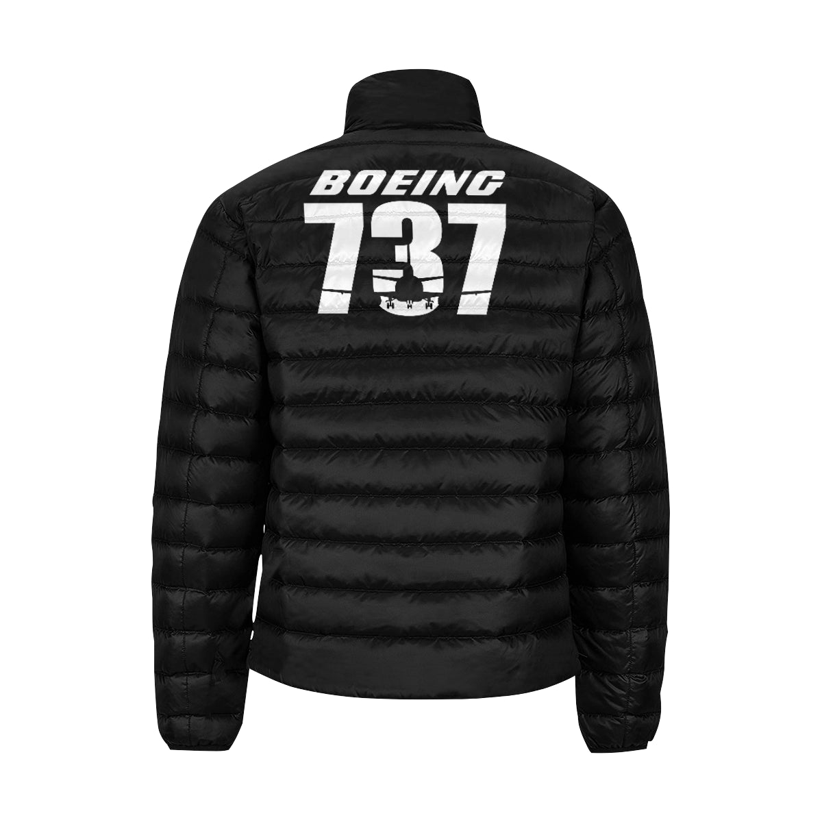 Boeing 737 Men's Stand Collar Padded Jacket e-joyer