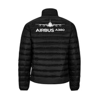 Thumbnail for Airbus A380 Men's Stand Collar Padded Jacket e-joyer