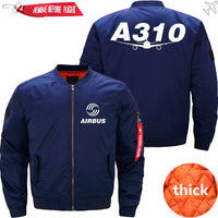 Thumbnail for AIRBUS A310 Ma-1 Bomber Jacket Flight Jacket Aviator Jacket THE AV8R