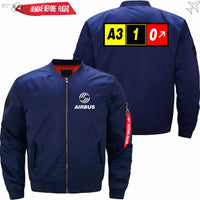 Thumbnail for AIRBUS A310 Ma-1 Bomber Jacket Flight Jacket Aviator Jacket THE AV8R