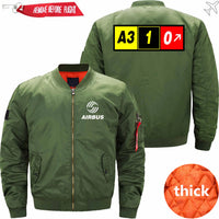 Thumbnail for AIRBUS A310 Ma-1 Bomber Jacket Flight Jacket Aviator Jacket THE AV8R