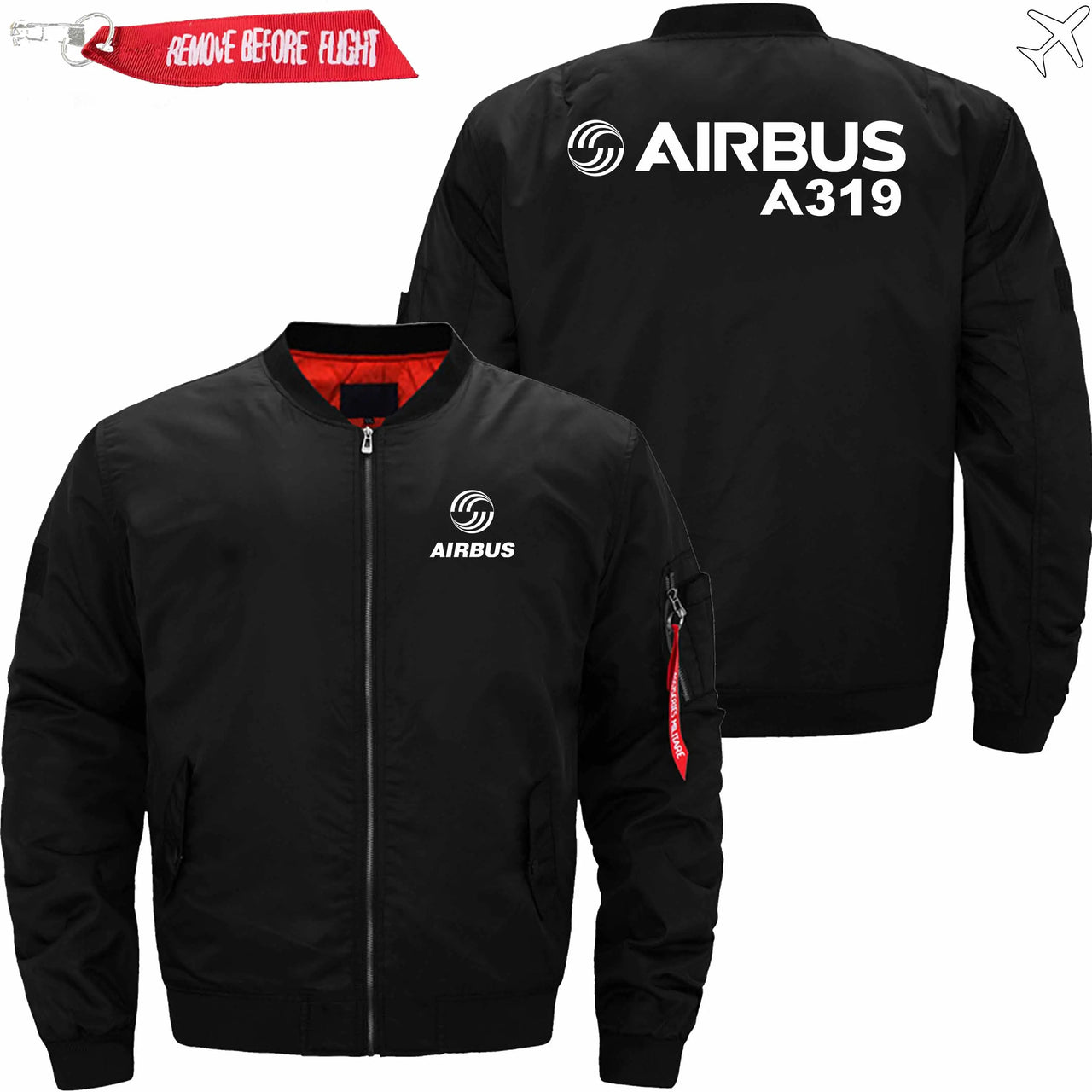 AIRBUS A319 Ma-1 Bomber Jacket Flight Jacket Aviator Jacket THE AV8R