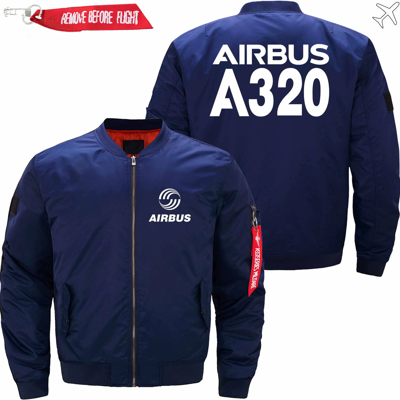 AIRBUS A320 Ma-1 Bomber Jacket Flight Jacket Aviator Jacket THE AV8R