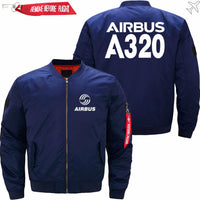 Thumbnail for AIRBUS A320 Ma-1 Bomber Jacket Flight Jacket Aviator Jacket THE AV8R