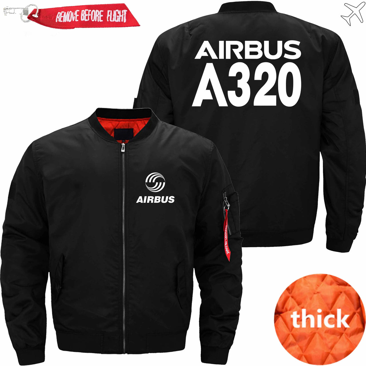 AIRBUS A320 Ma-1 Bomber Jacket Flight Jacket Aviator Jacket THE AV8R