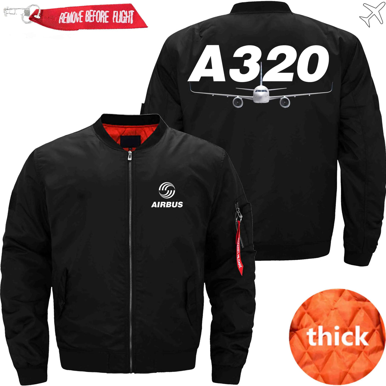 AIRBUS A320 Ma-1 Bomber Jacket Flight Jacket Aviator Jacket THE AV8R