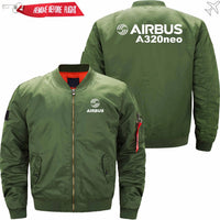 Thumbnail for AIRBUS A320NEO Ma-1 Bomber Jacket Flight Jacket Aviator Jacket THE AV8R