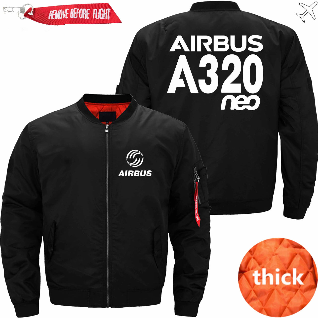 AIRBUS A320NEO Ma-1 Bomber Jacket Flight Jacket Aviator Jacket THE AV8R