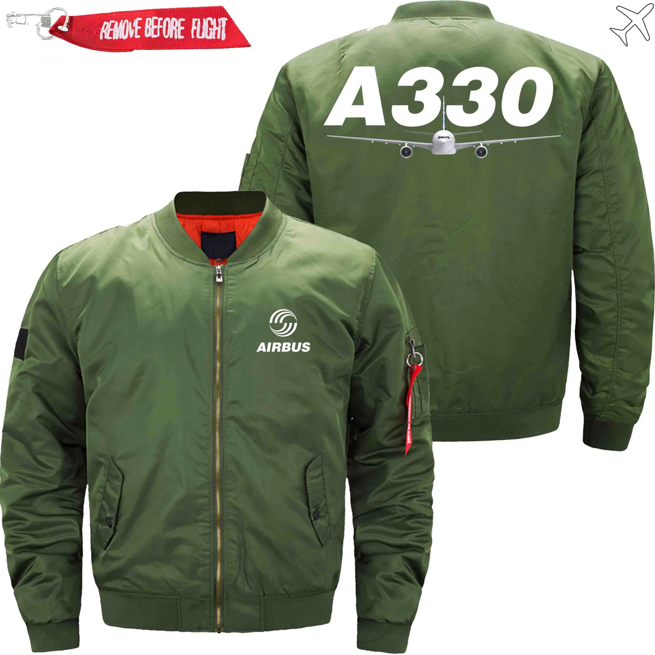 AIRBUS A330 Ma-1 Bomber Jacket Flight Jacket Aviator Jacket THE AV8R