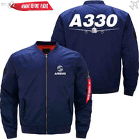 Thumbnail for AIRBUS A330 Ma-1 Bomber Jacket Flight Jacket Aviator Jacket THE AV8R