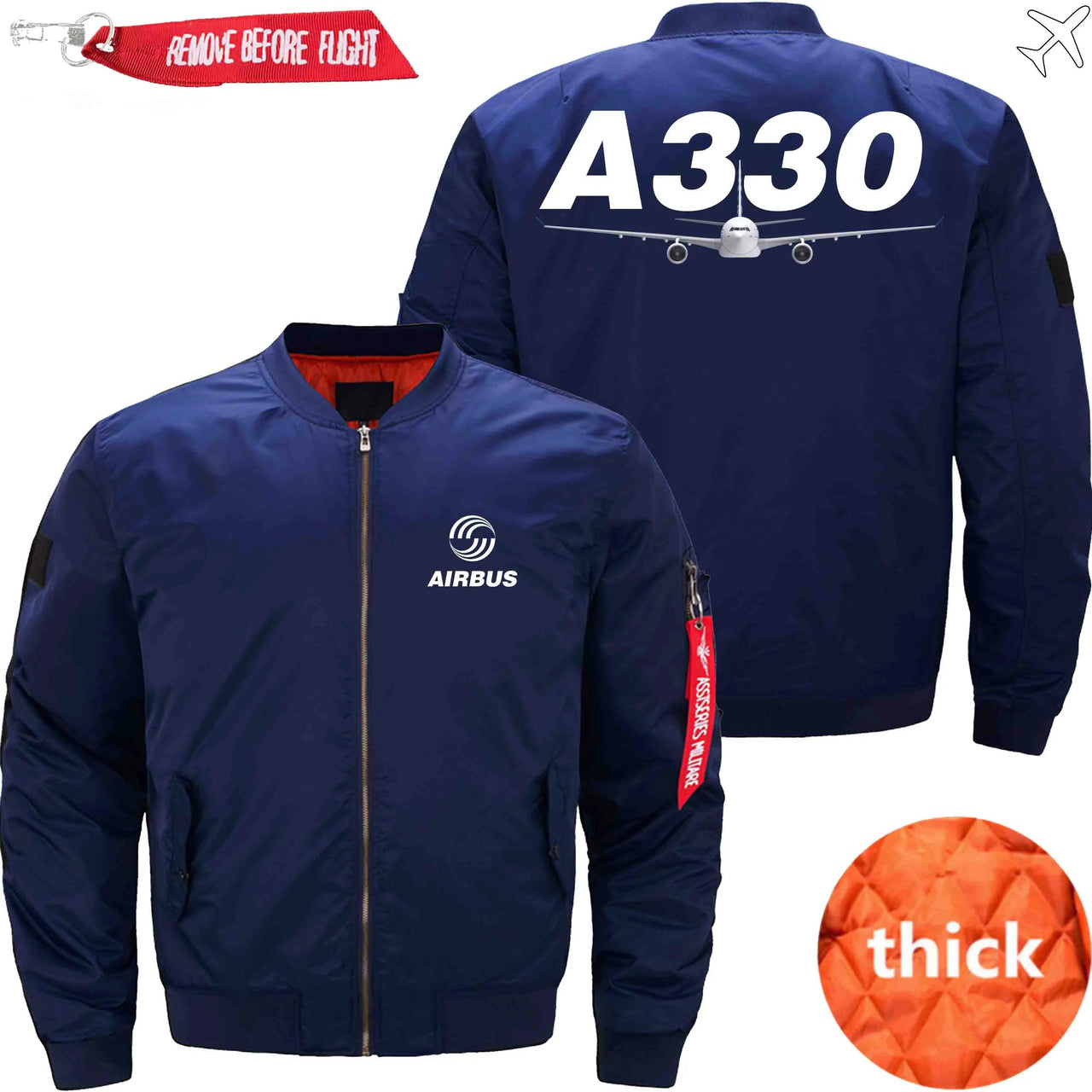 AIRBUS A330 Ma-1 Bomber Jacket Flight Jacket Aviator Jacket THE AV8R