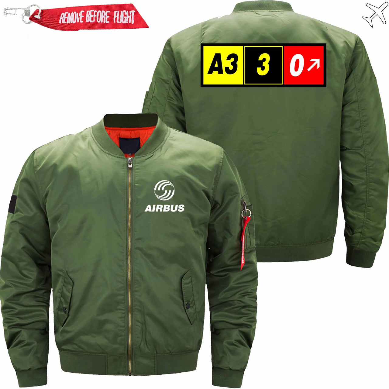 AIRBUS A330 Ma-1 Bomber Jacket Flight Jacket Aviator Jacket THE AV8R