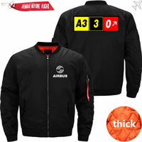 Thumbnail for AIRBUS A330 Ma-1 Bomber Jacket Flight Jacket Aviator Jacket THE AV8R