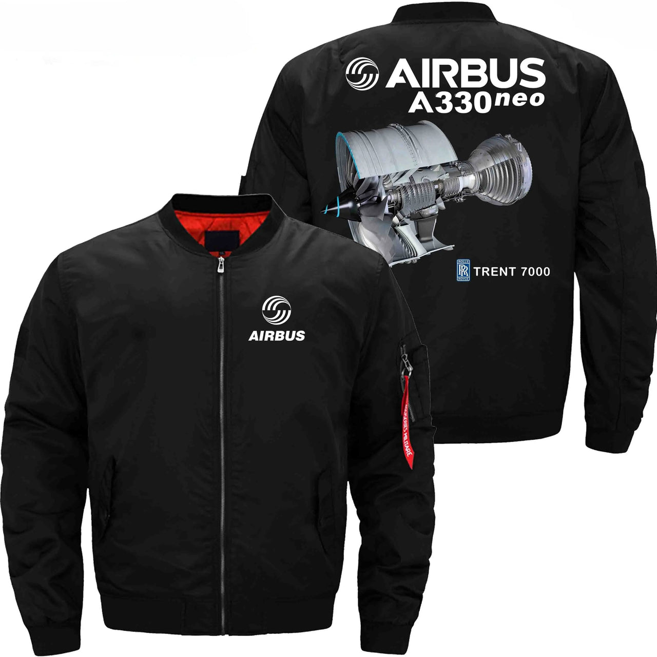 AIRBUS A330 NEO TRTENT 7000 Rolls-Royce Ma-1 Bomber Jacket Flight Jacket Aviator Jacket THE AV8R